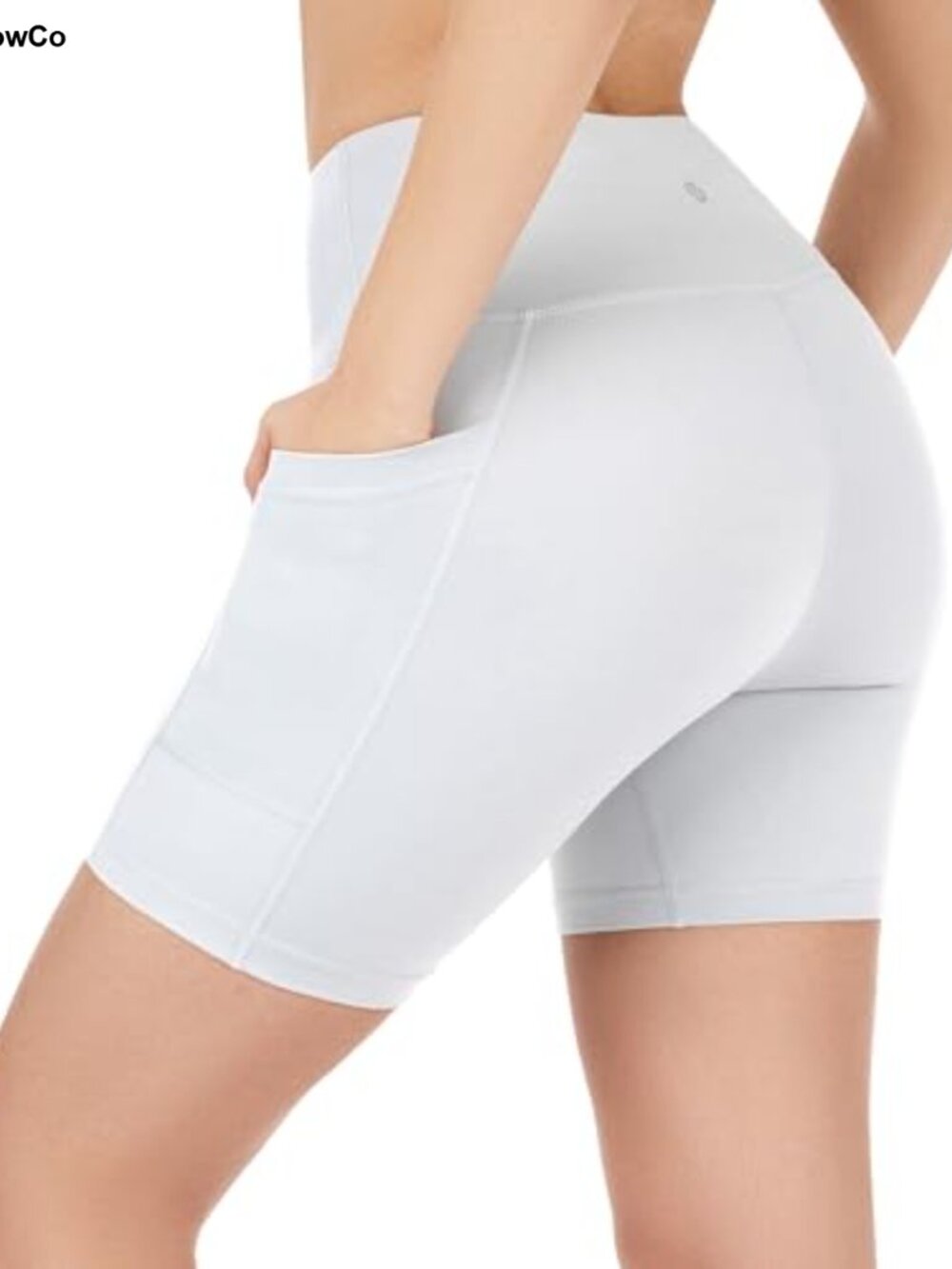 Biker Shorts with Pockets High Rise Tummy Control Yoga Gym